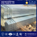 tubo rectangular de acero de carbono galvanizado sumergido caliente del hueco / tubo cuadrado del tubo